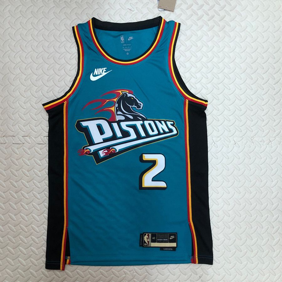 Pistons #2 Retro Jersey
