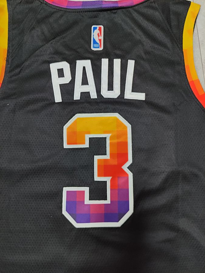 Suns Chris Paul Black Jersey
