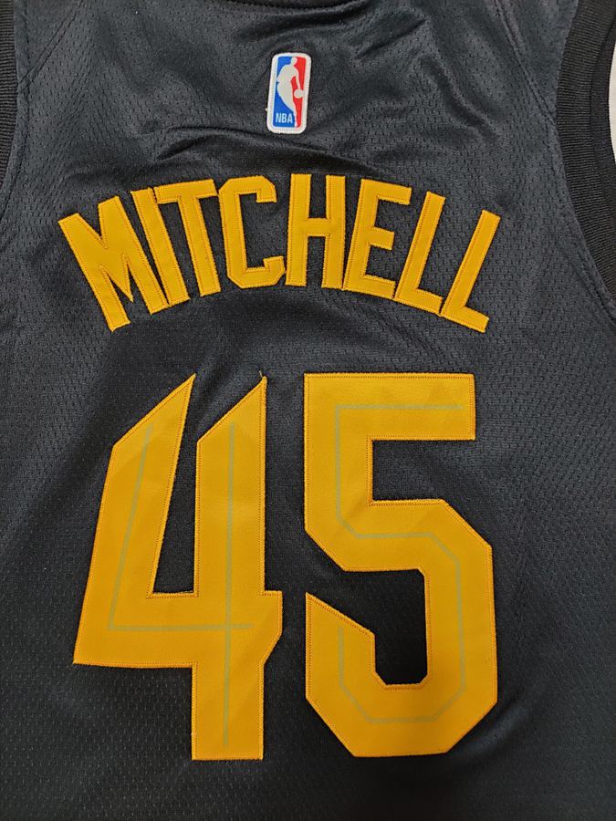 Cavaliers Donovan Mitchell Black Jersey