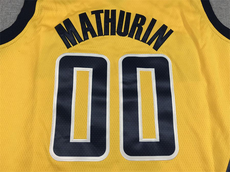 Pacers #0 Yellow Jersey
