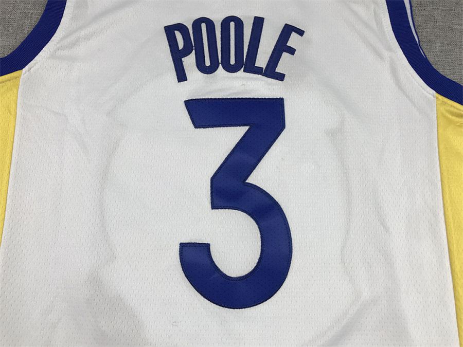 Warriors #3 White Jersey