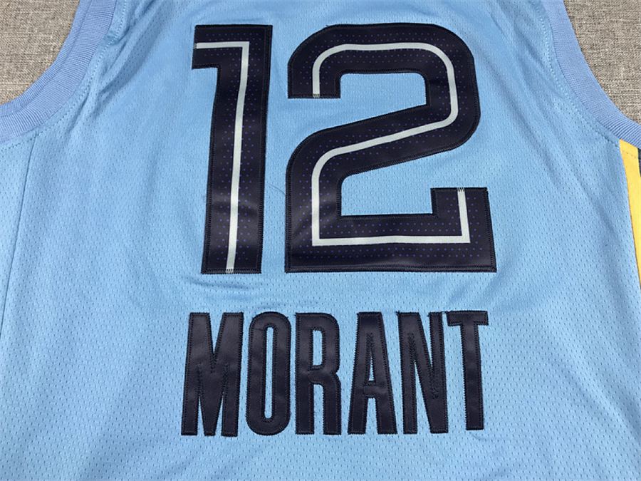 Grizzlies #12 Light Blue Jersey