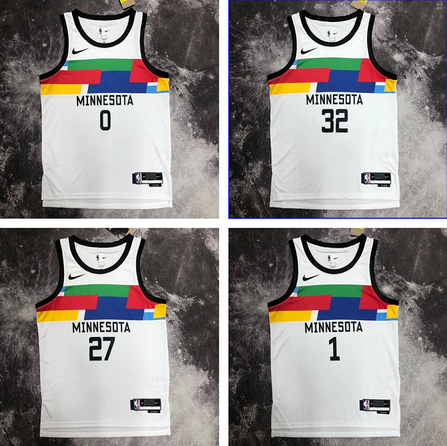 Timberwolves City Edition Heat Pressed Jersey