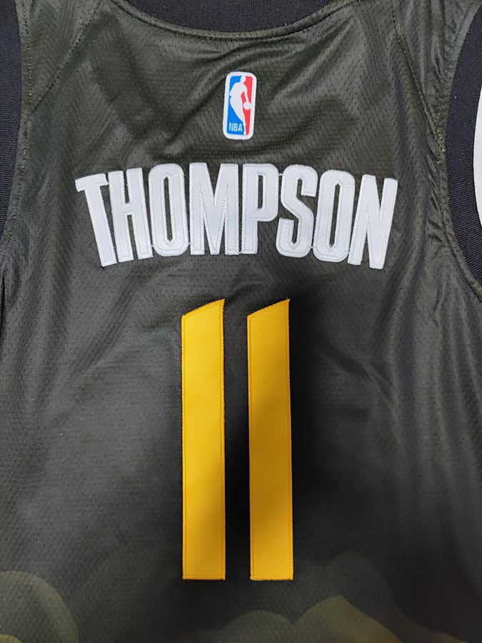 Warriors Klay Thompson Black Jersey