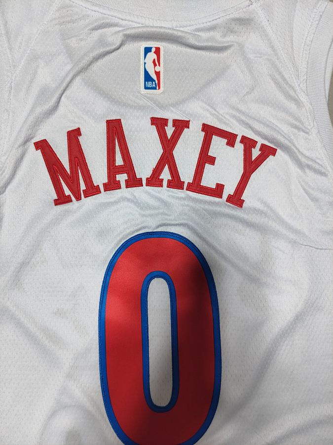 76ers White Jersey