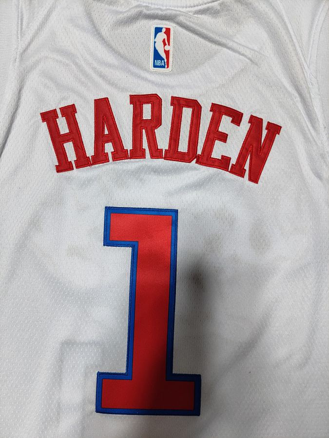 76ers LeBron James White Jersey