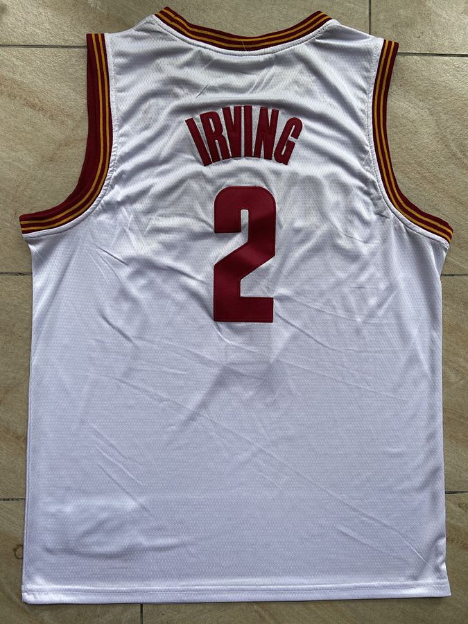 Cavaliers #2 Kyrie Irving White Jersey