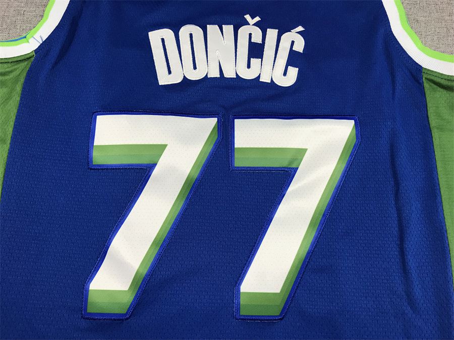 Mavericks #77 Blue City Edition Jersey