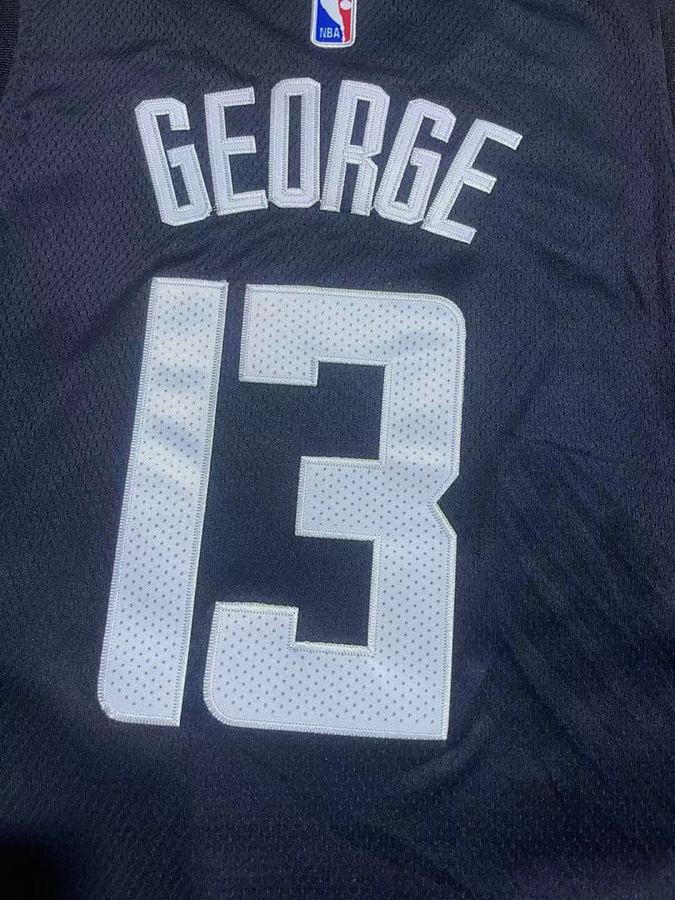 Clippers #13 Michael Jordan Black Jersey