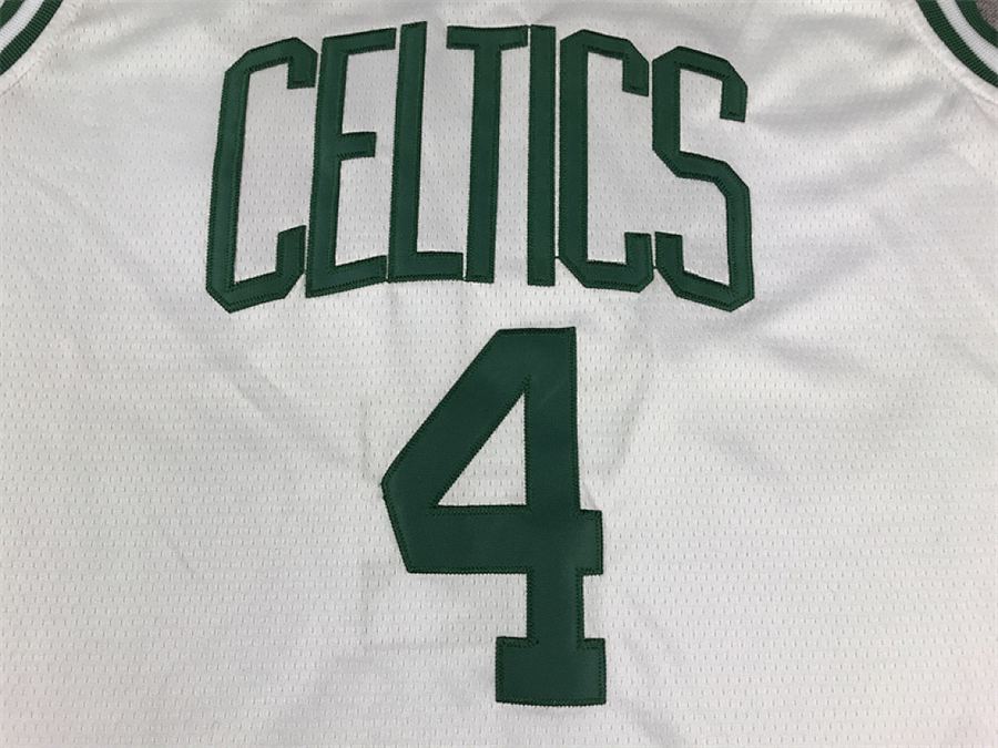 Celtics #4 White Jersey