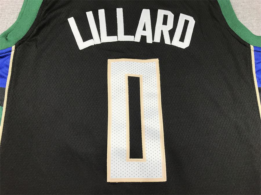 Bucks #0 Black Jersey