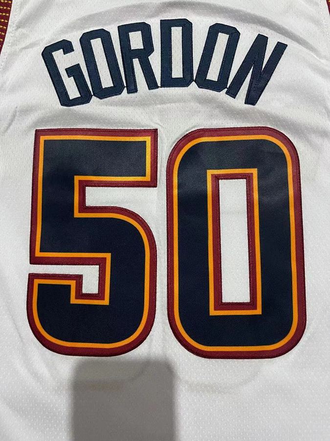 Nuggets #50 Nikola Jokic White Nike Jersey
