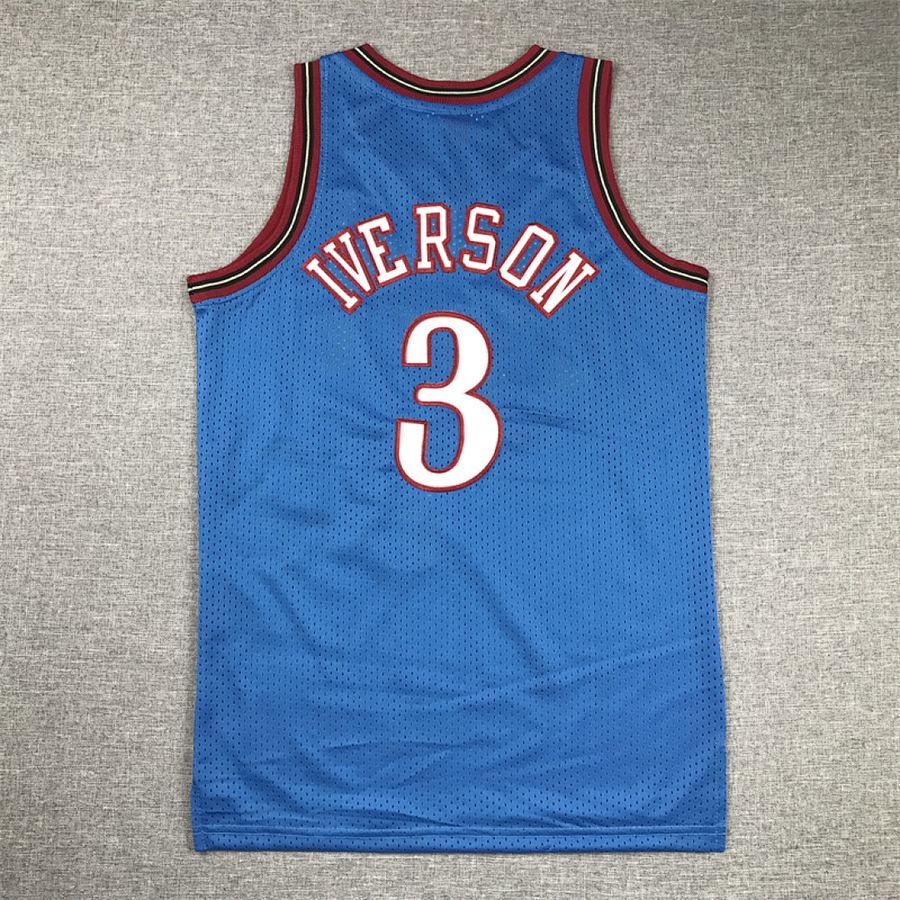 76ers #3 Blue Kids Jersey