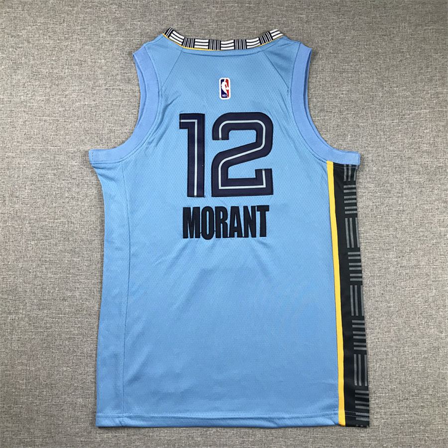Grizzlies #12 Light Blue Kids Jersey