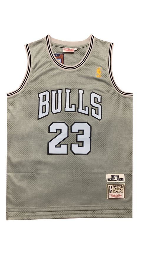 Bulls #23 Gray Commemorative Jersey