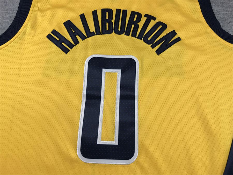 Pacers #0 Yellow Jersey