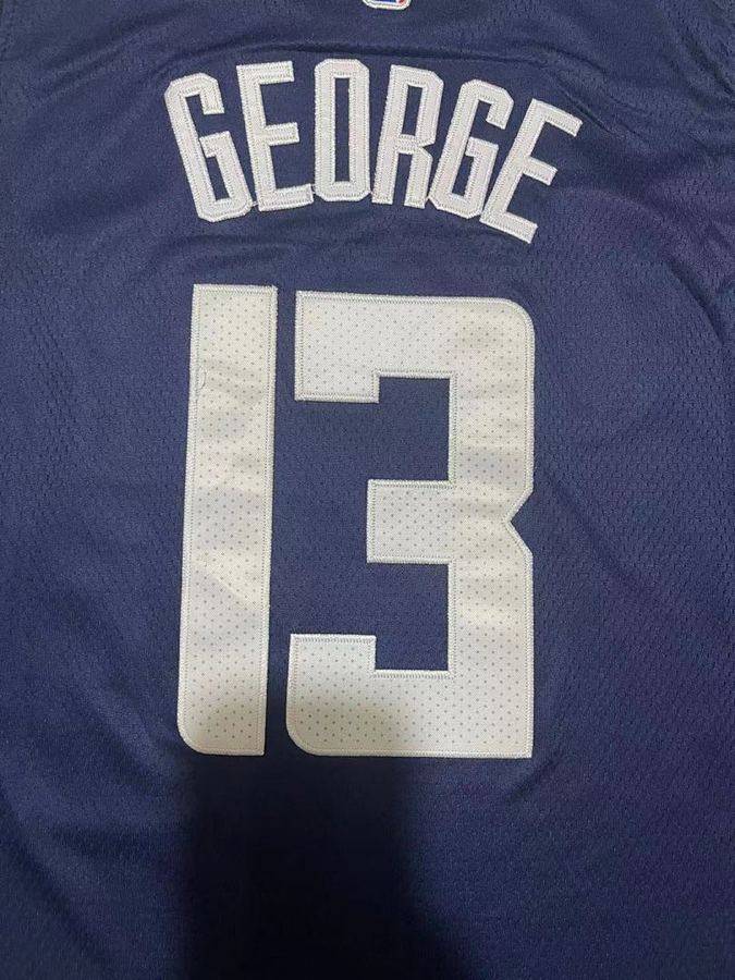 Clippers #13 Navy Blue Nike Jersey