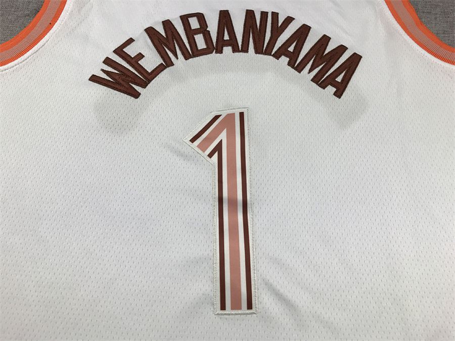 Spurs #1 White City Edition Jersey
