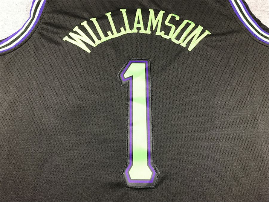 Pelicans #1 Black City Edition Jersey