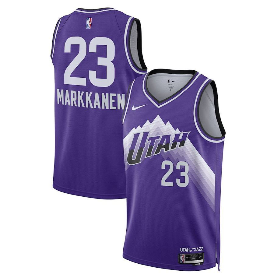 Jazz Purple City Edition Heat Pressed Jersey