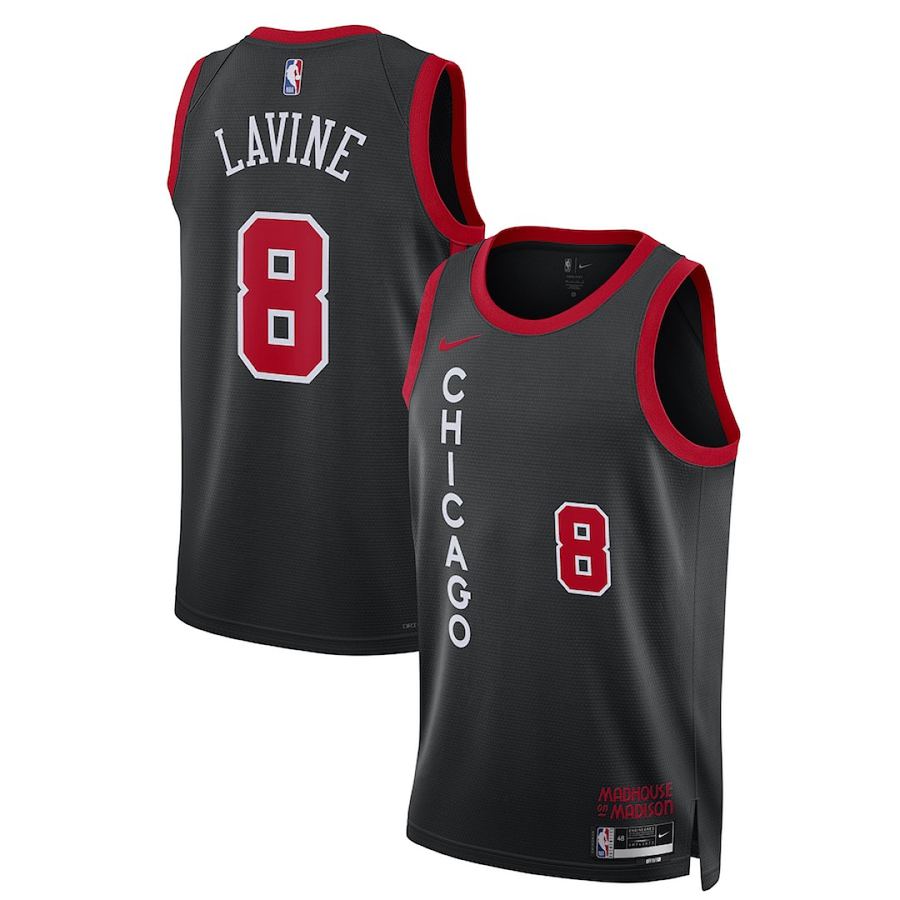 Bulls Zach LaVine Black City Edition Jersey
