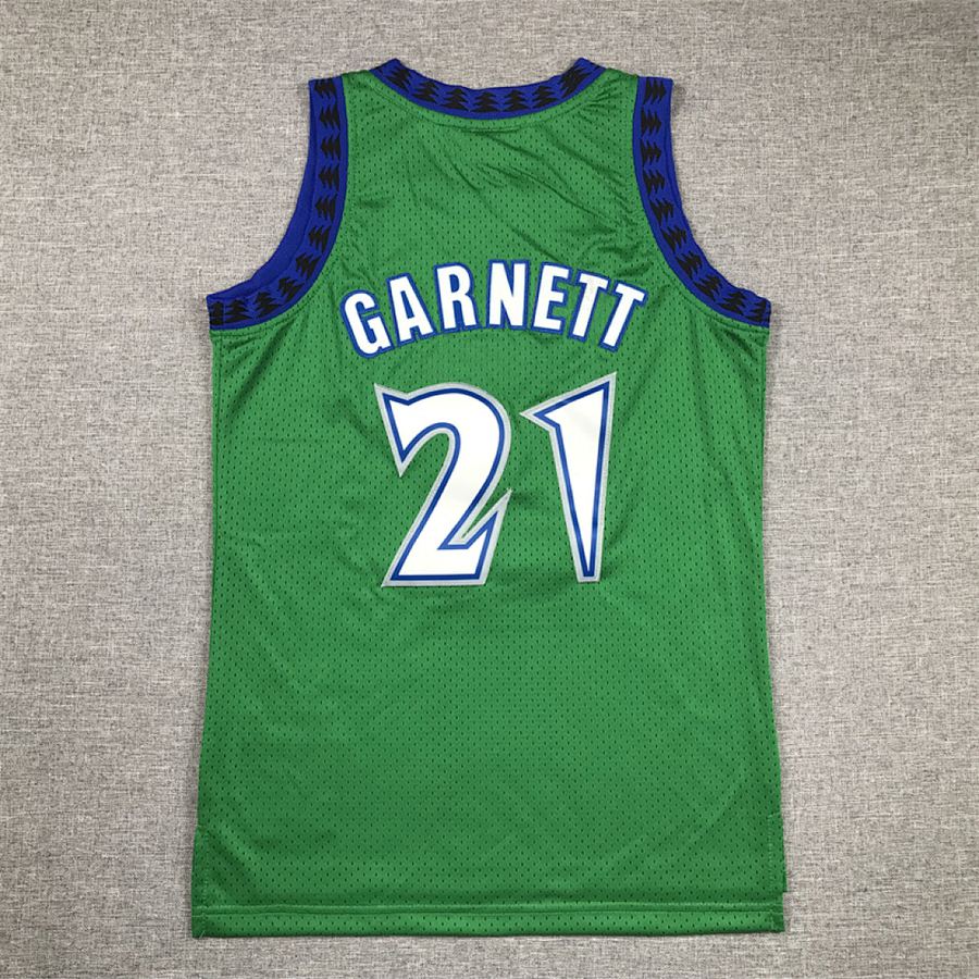 Timberwolves Green Retro Kids Jersey