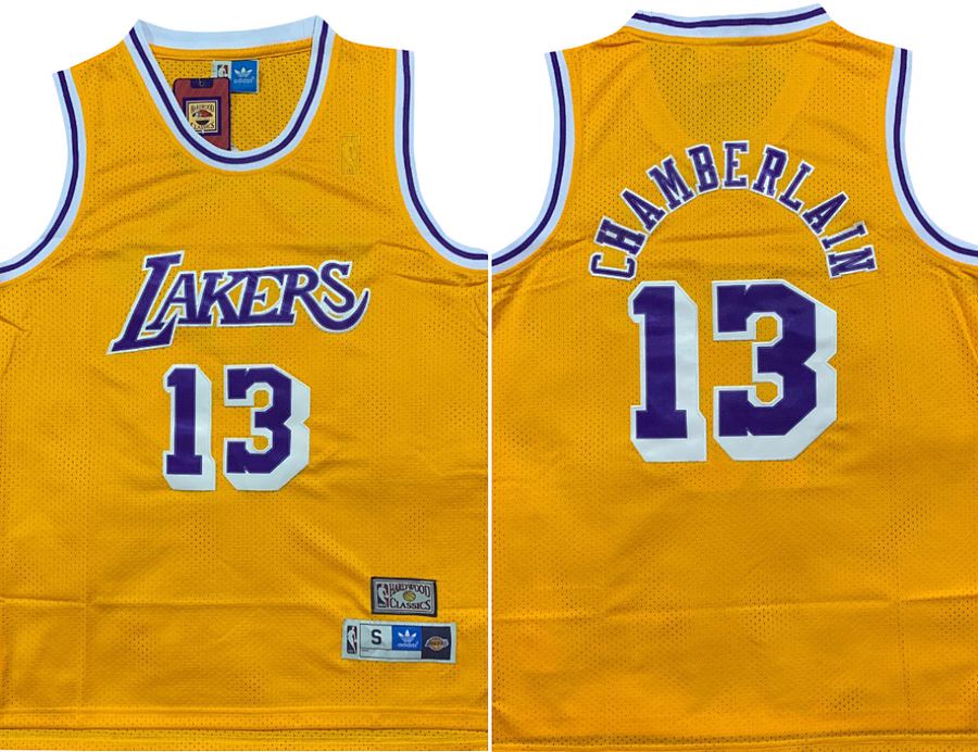 Lakers Yellow Retro Jersey
