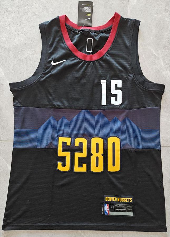 Nuggets Nikola Jokic Black City Edition Jersey