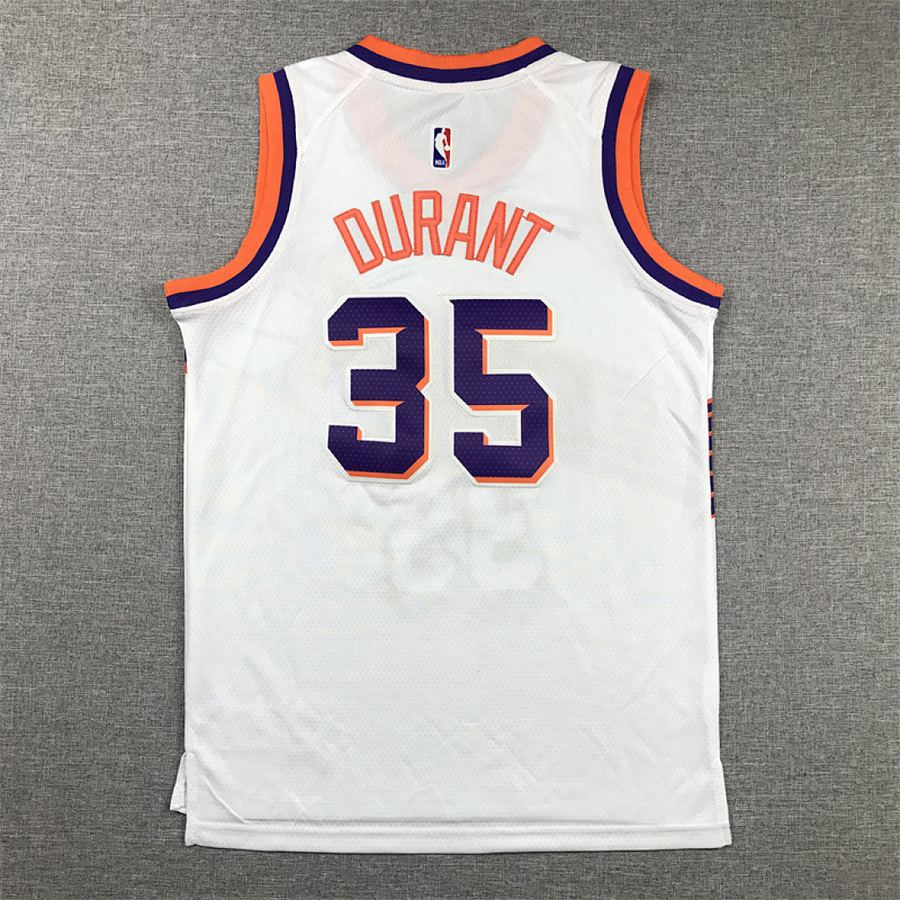 Suns #35 White Kids Jersey