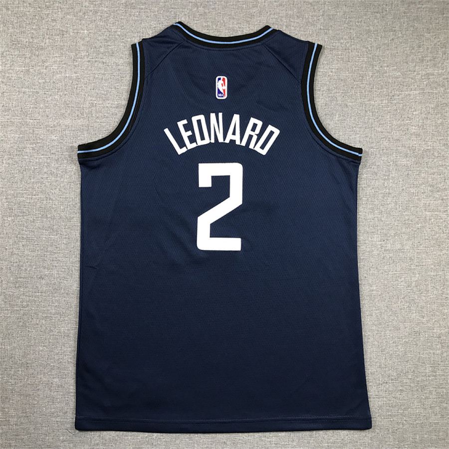 Clippers #2 Navy Blue City Edition Kids Jersey