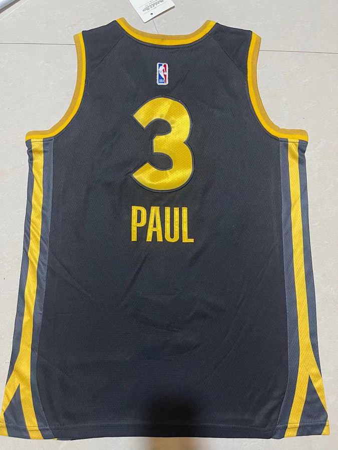 Warriors #3 Black City Edition Jersey