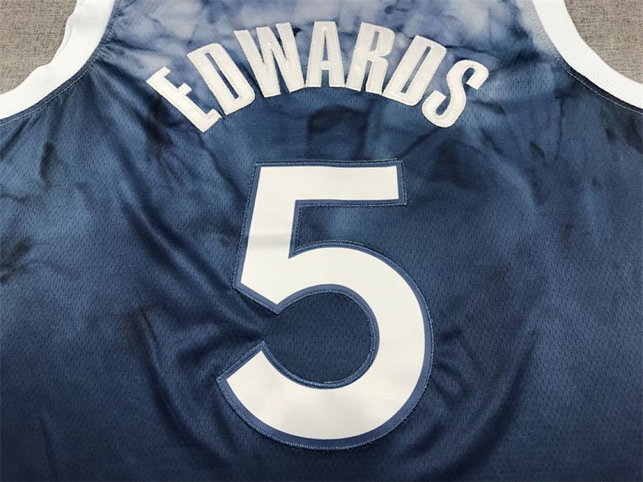Timberwolves #5 Blue City Edition Jersey