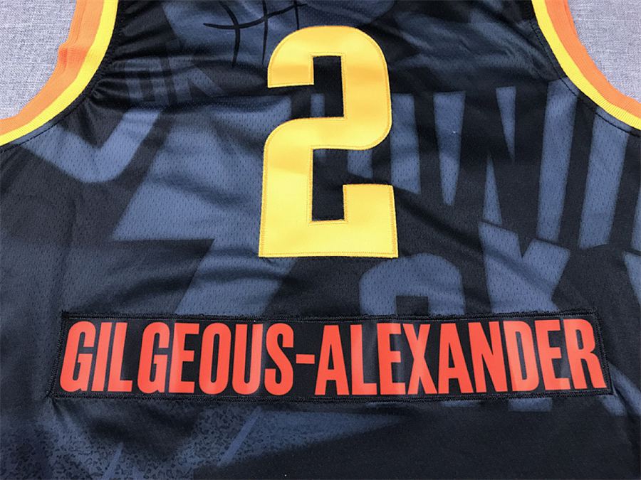 Thunder #2 Black City Edition Jersey