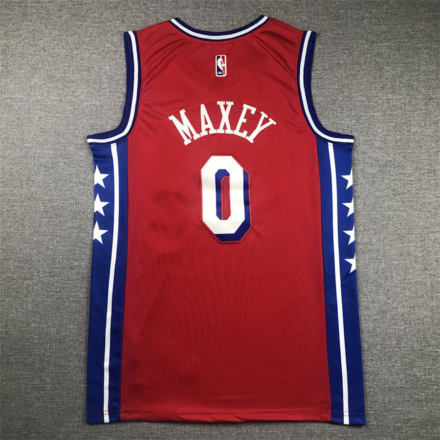 76ers #0 Red Jersey