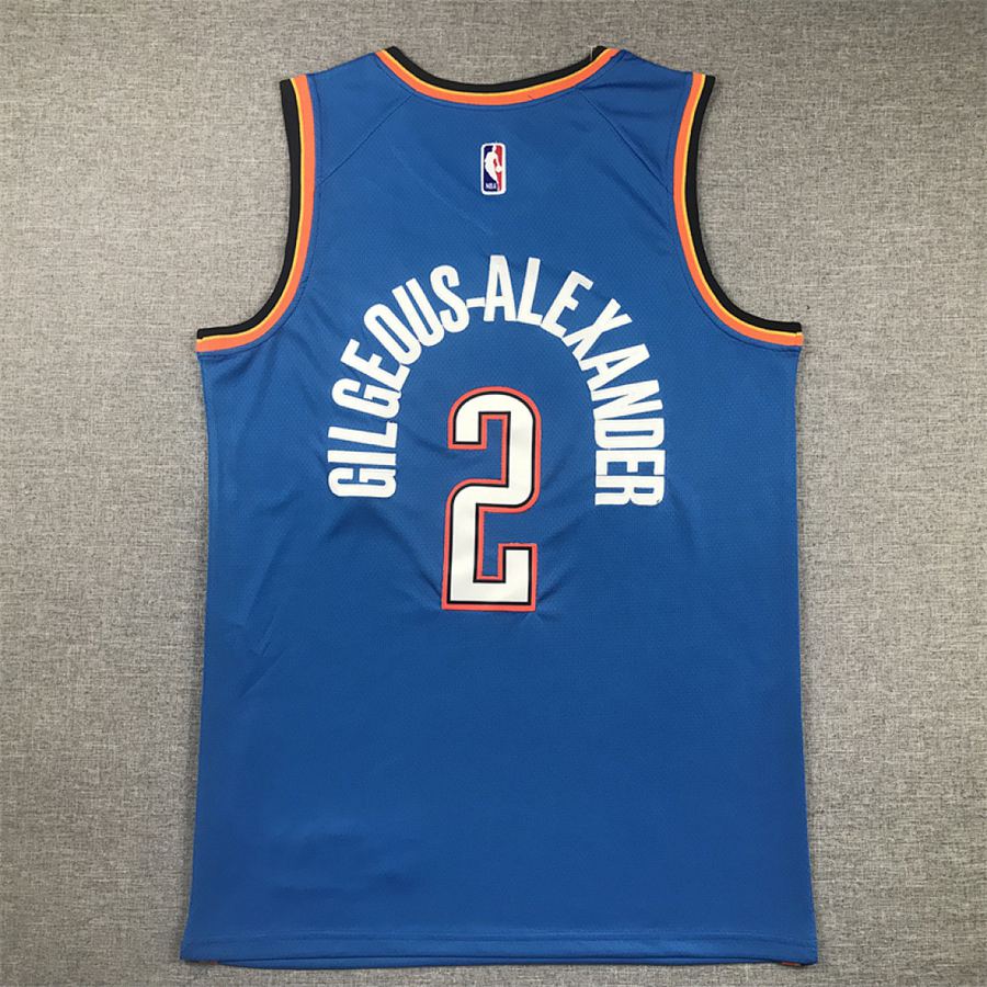 Thunder #2 Blue Jersey