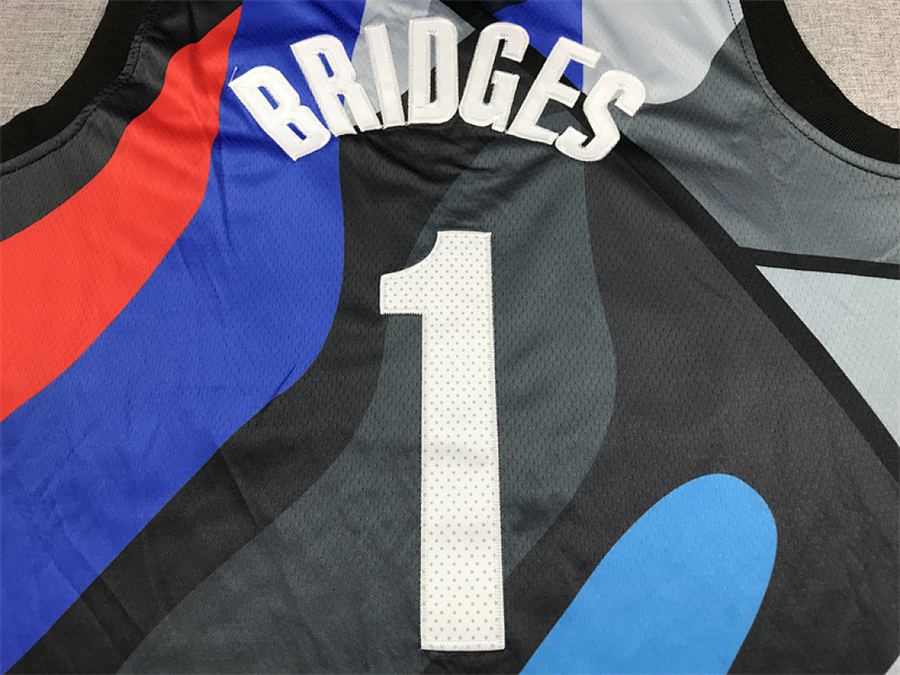Nets #1 Gray City Edition Jersey