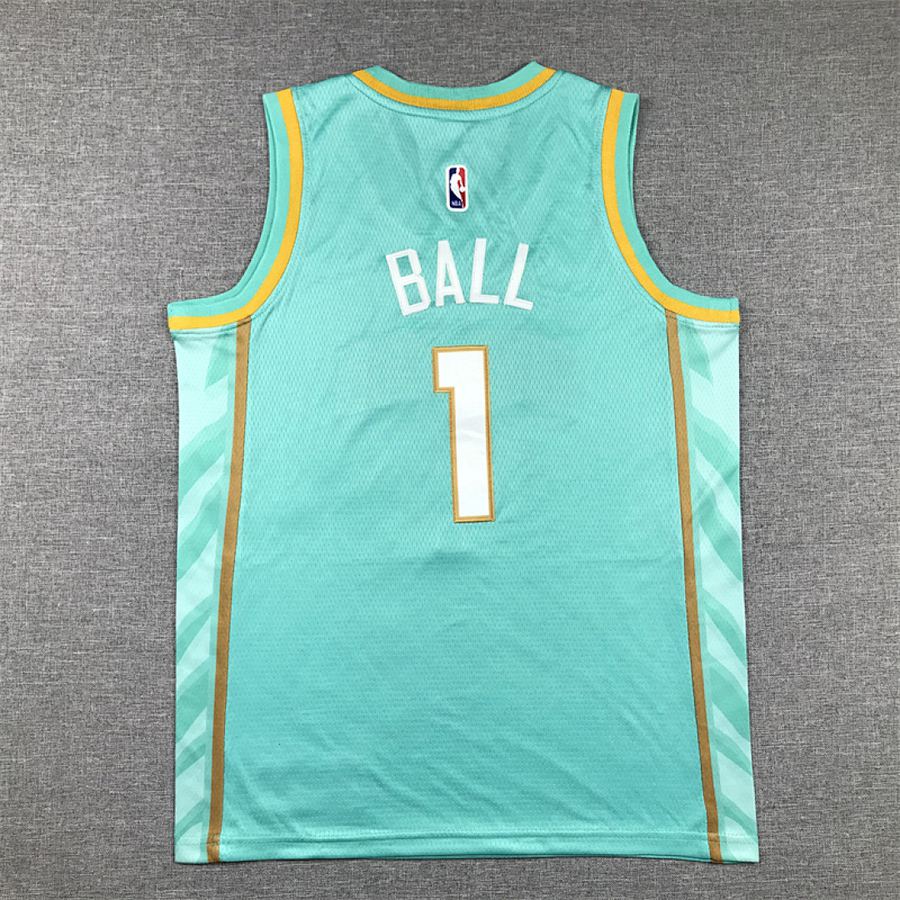 Hornets #1 Green City Edition Kids Jersey