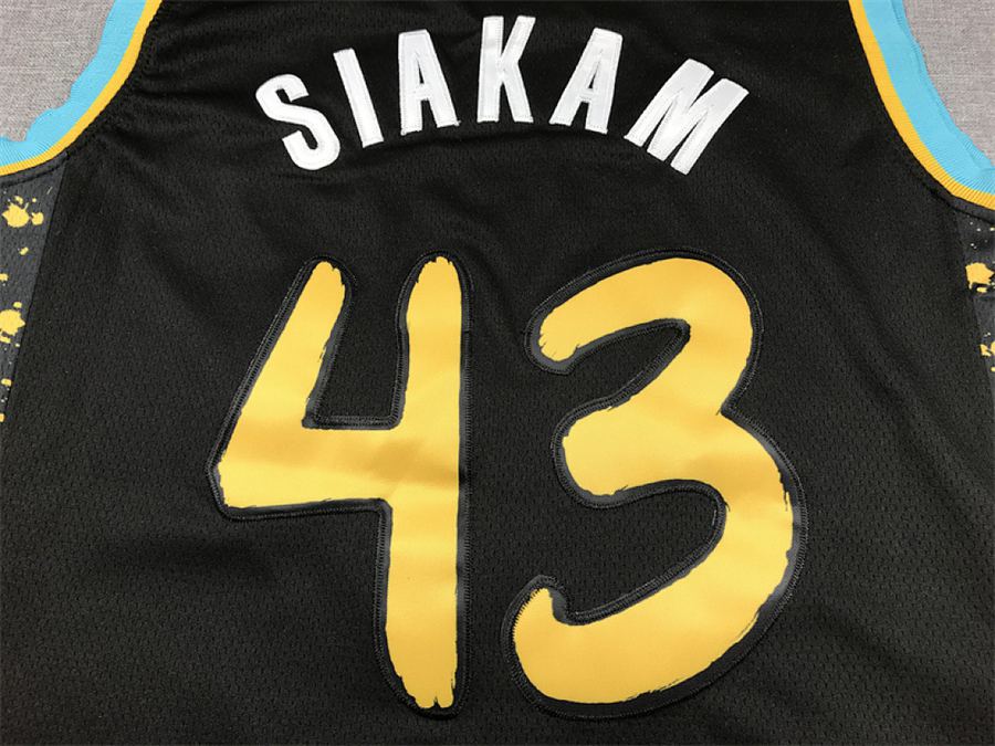 Pacers #43 Black City Edition Jersey