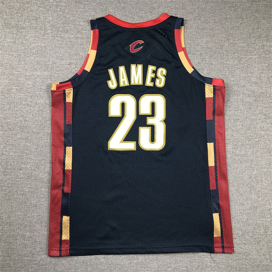 Cavaliers Navy Blue Retro Kids Jersey