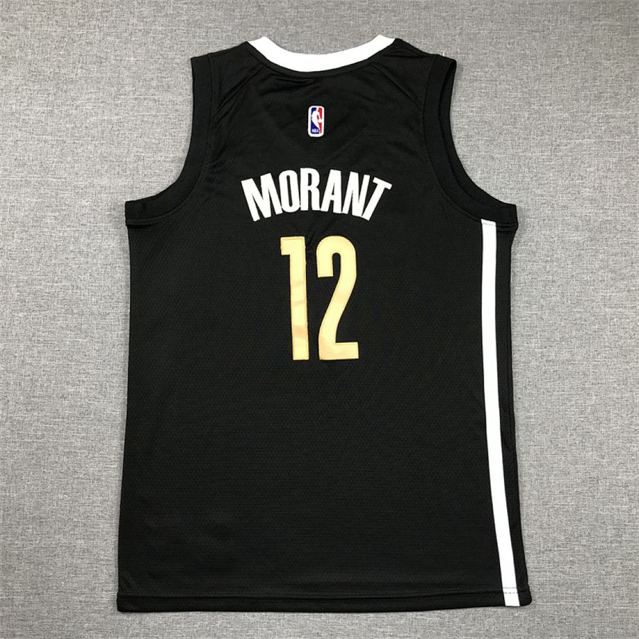 Grizzlies #12 Black City Edition Kids Jersey