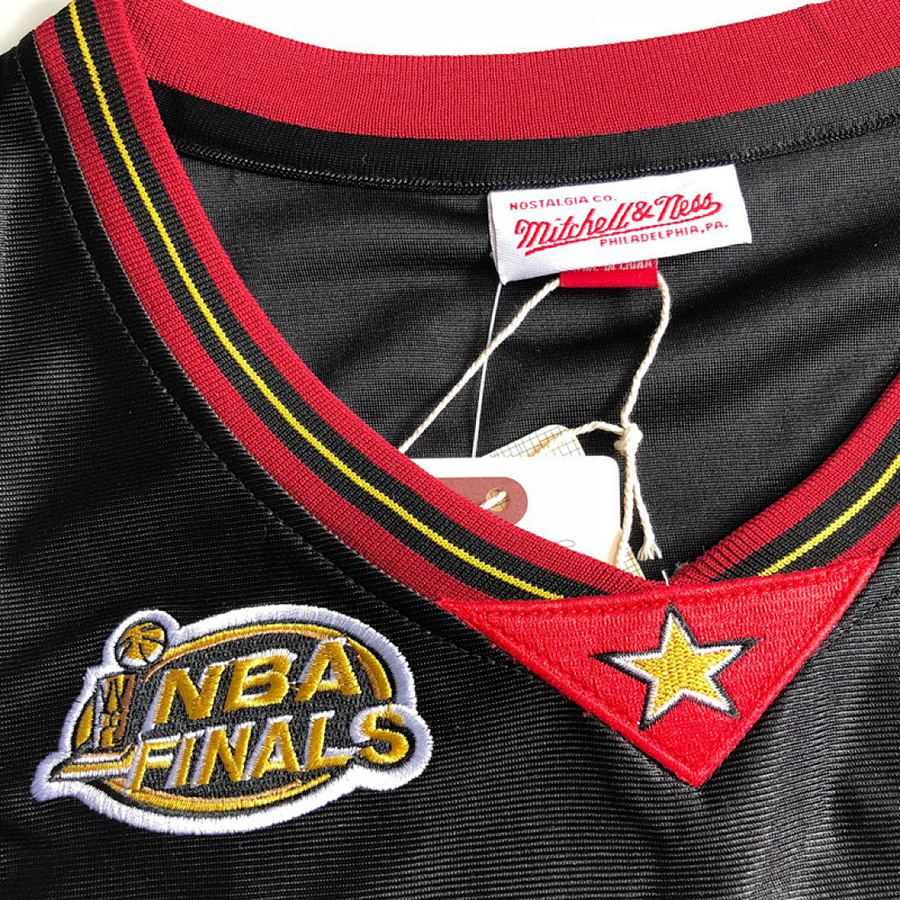 Allen Iverson Black Embroidered Jersey XS-XXL