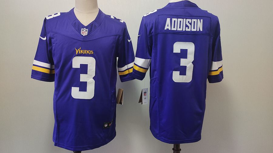 Vikings #3 Purple Jersey