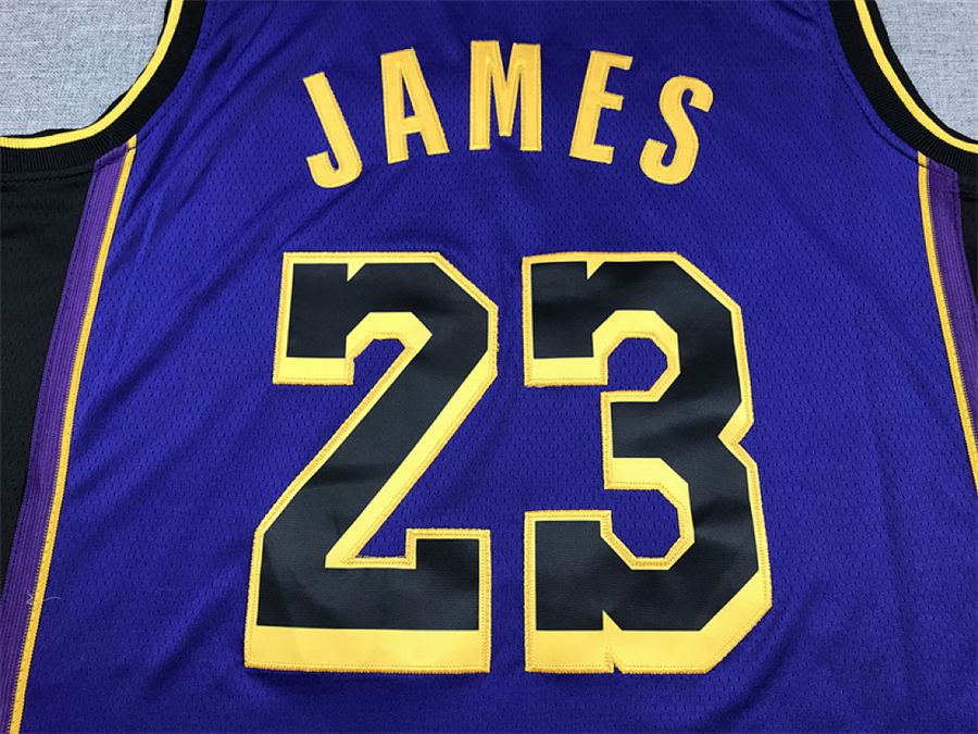 Lakers Purple Statement Jersey