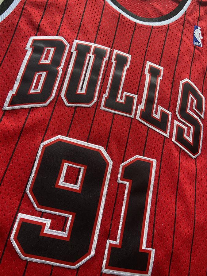 Bulls #91 Red Jersey