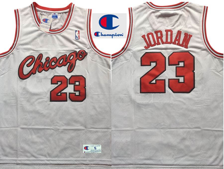 Bulls Michael Jordan White Jersey