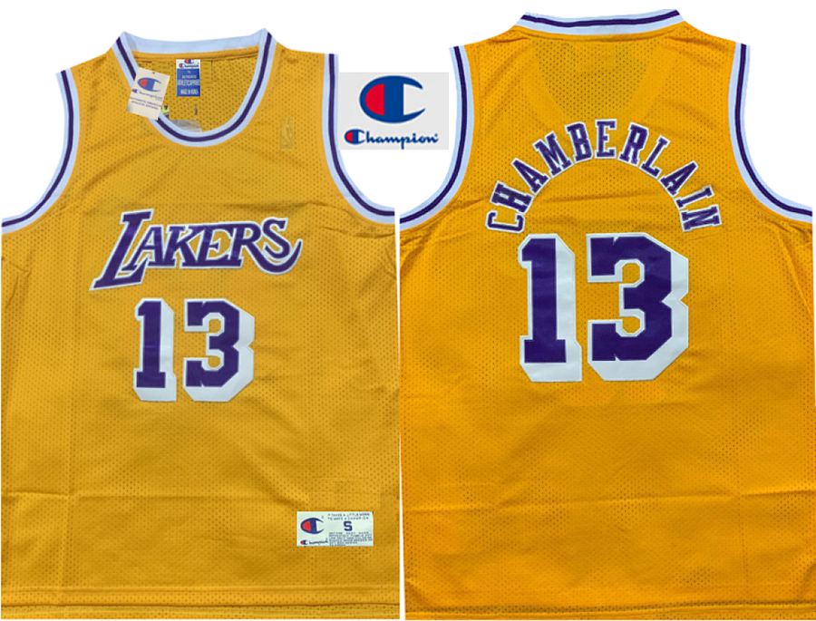 Lakers Yellow Retro Nike Jersey
