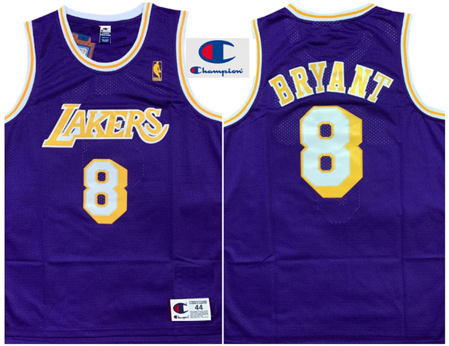 Lakers Kobe Bryant Purple Retro Jersey