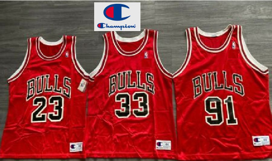 Bulls #91 Red Retro Jersey