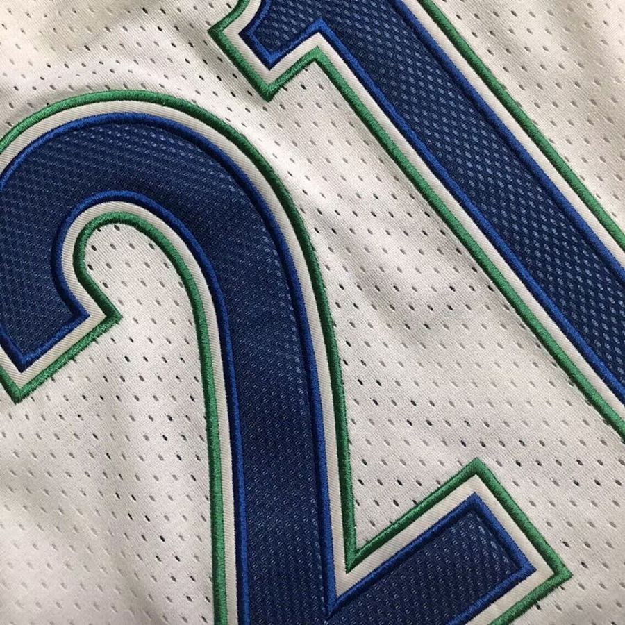 Timberwolves #21 White Retro Jersey S-XXL