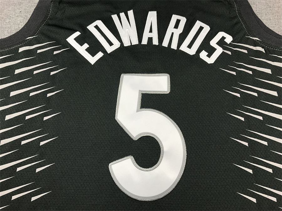 Timberwolves #5 Gray Jersey